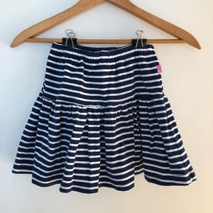 Jojo Maman Bebe striped skirt with built-in shorts